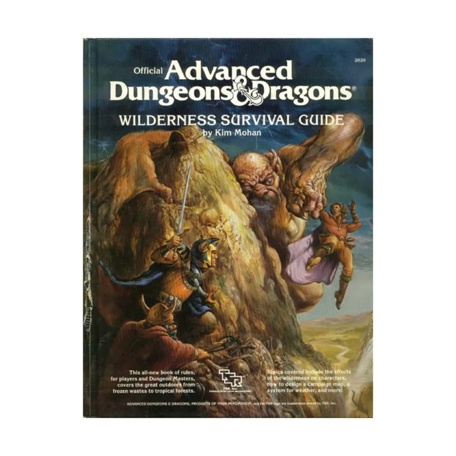 Wilderness Survival Guide, Advanced Dungeons & Dragons (1st Edition) - Core Books, Box Sets & Miscellaneous, твердый переплет
Wilderness Survival Guide, Advanced Dungeons & Dragons (1st Edition) - Core Books, Box Sets & Miscellaneous, твердый переплет
