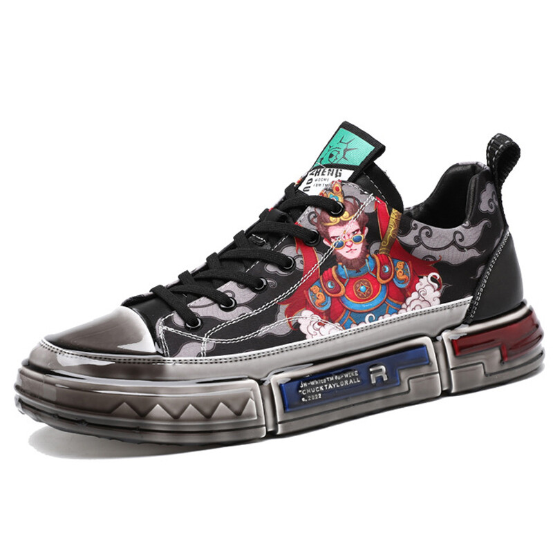 Кеды мужские, обувь для скейтбординга низкая черный Devanro
Кеды мужские, обувь для скейтбординга низкая черный Devanro