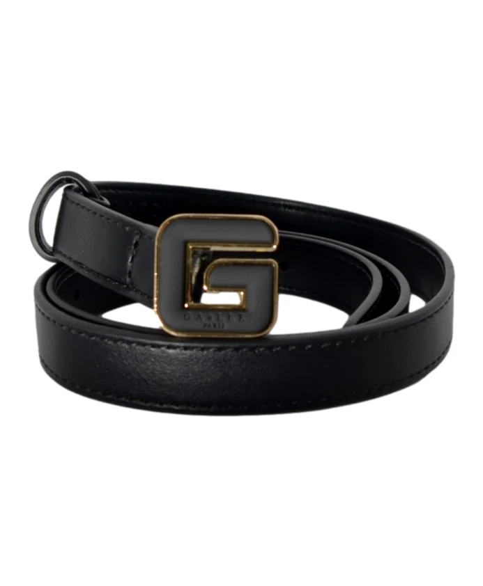 Мини Ремень R из эко кожи с эмалированной пряжкой G Gaëlle Paris, черный
Мини Ремень R из эко кожи с эмалированной пряжкой G Gaëlle Paris, черный