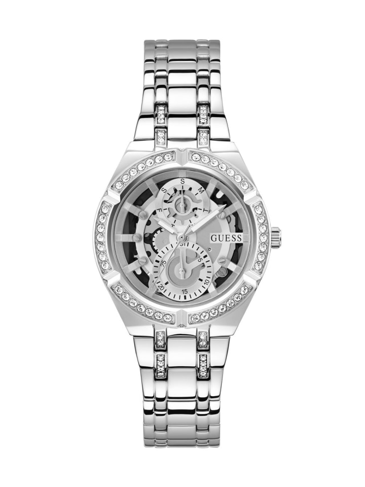Guess Кварцевые часы GW0604L1 серебристого цвета
Guess Кварцевые часы GW0604L1 серебристого цвета