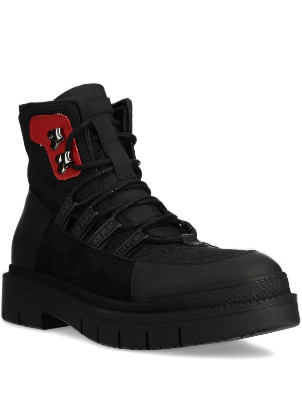 Ботинки хайкеры на шнуровке ice play, черный
Ботинки хайкеры на шнуровке ice play, черный