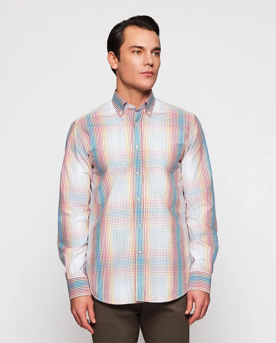 Мужская повседневная рубашка в клетку с длинными рукавами Mirto, мультиколор
Мужская повседневная рубашка в клетку с длинными рукавами Mirto, мультиколор