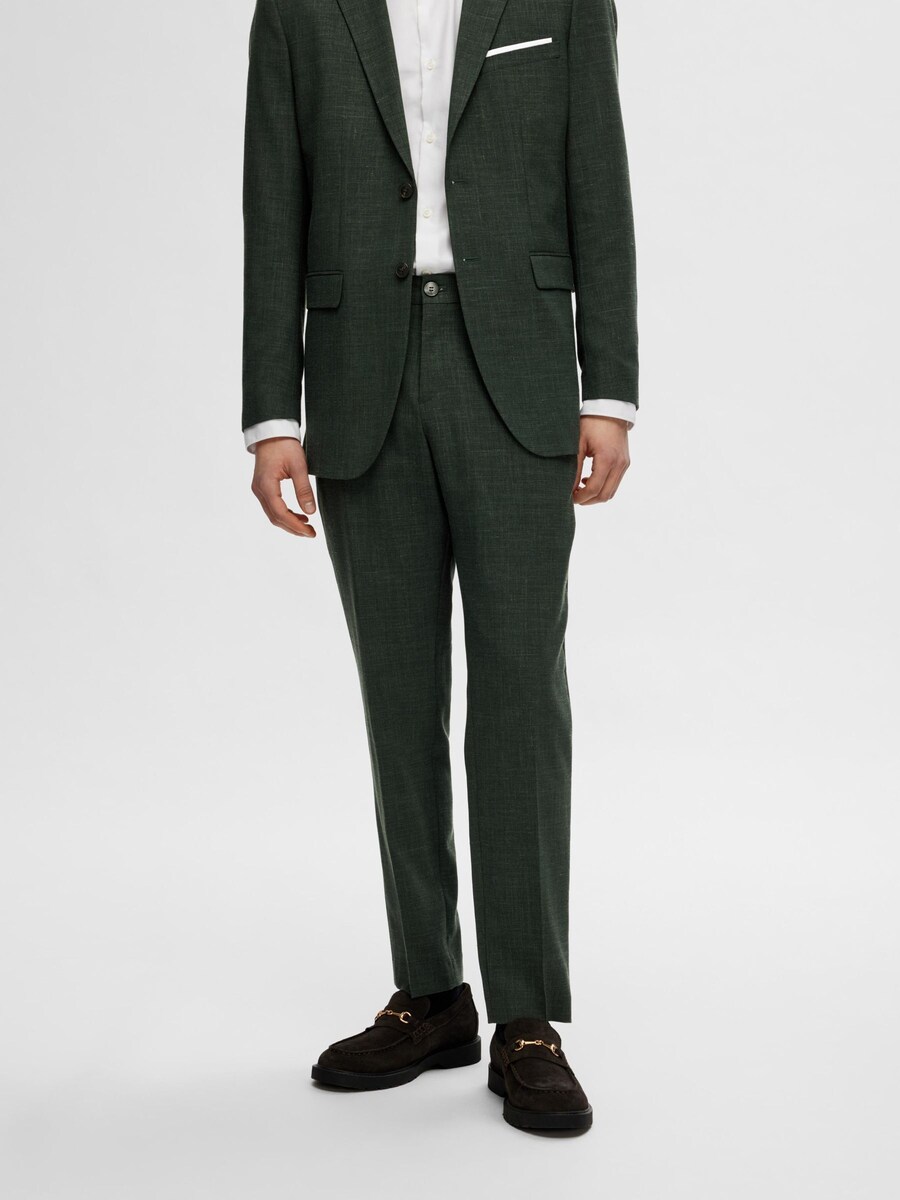 Узкие брюки со складками SELECTED SLHOASIS, темно-зеленый
Узкие брюки со складками SELECTED SLHOASIS, темно-зеленый