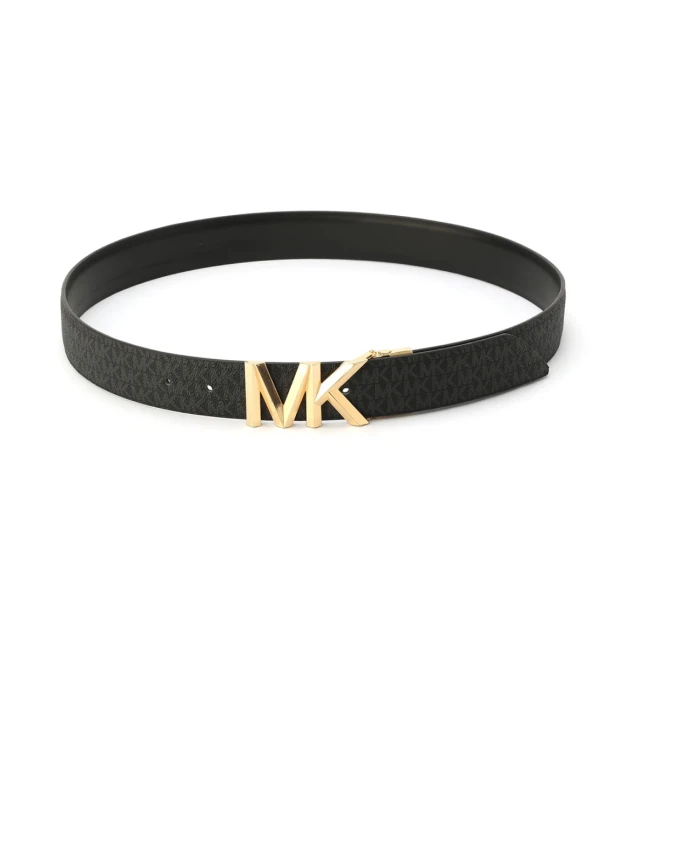 Двусторонний ремень с монограммой и пряжкой MK. Michael Kors, черный
Двусторонний ремень с монограммой и пряжкой MK. Michael Kors, черный