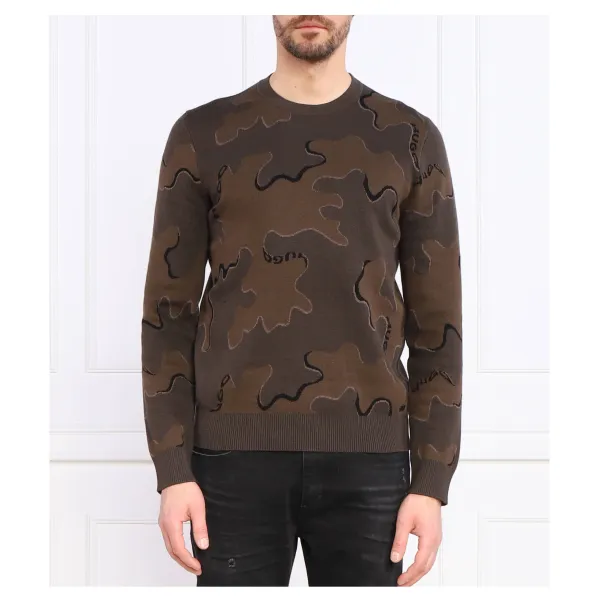 Свитер классической посадки с аквалангом с добавлением шерсти Hugo, зеленый
Свитер классической посадки с аквалангом с добавлением шерсти Hugo, зеленый