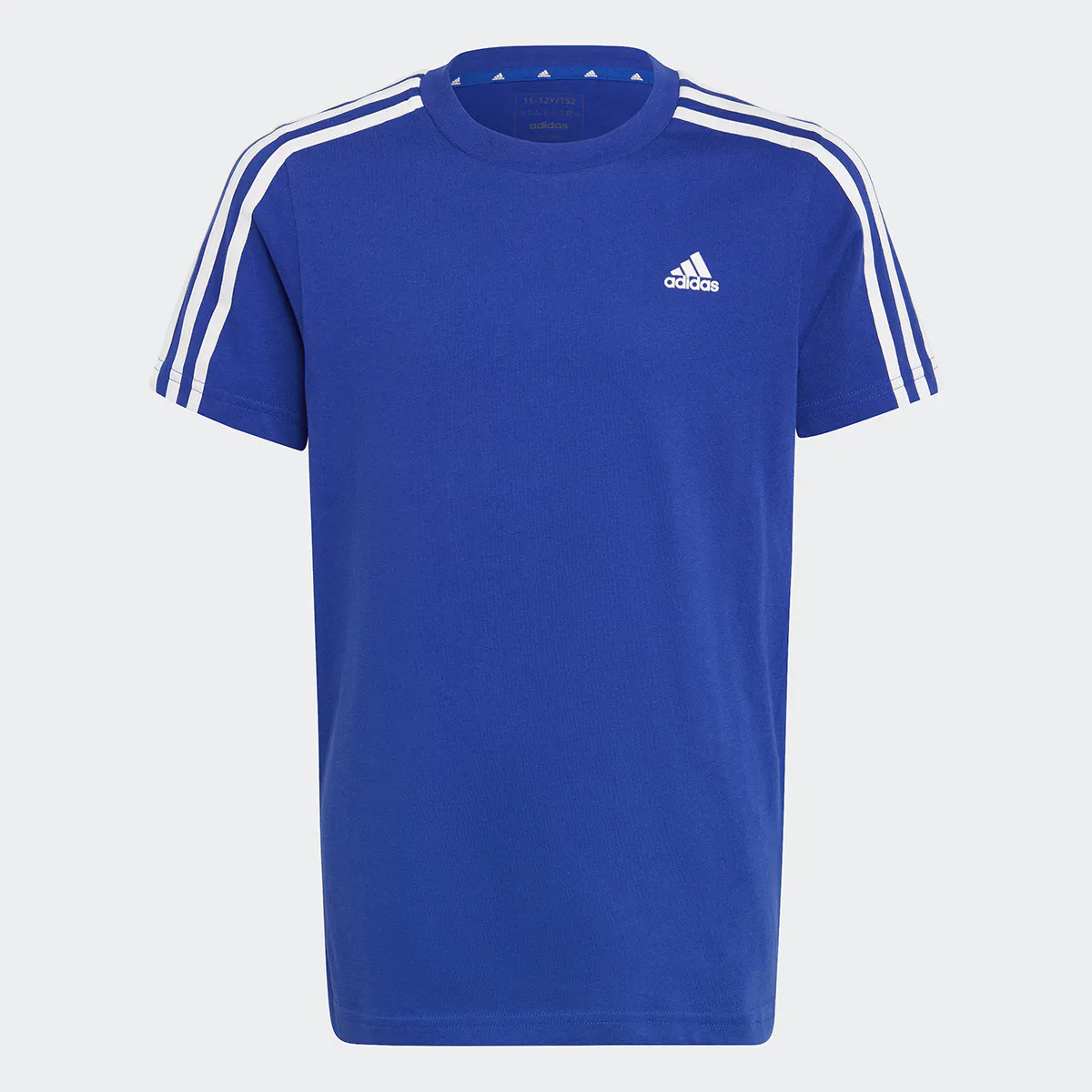 Kids' Essentials Футболка Adidas с 3 полосками, синий/белый 
Kids' Essentials Футболка Adidas с 3 полосками, синий/белый