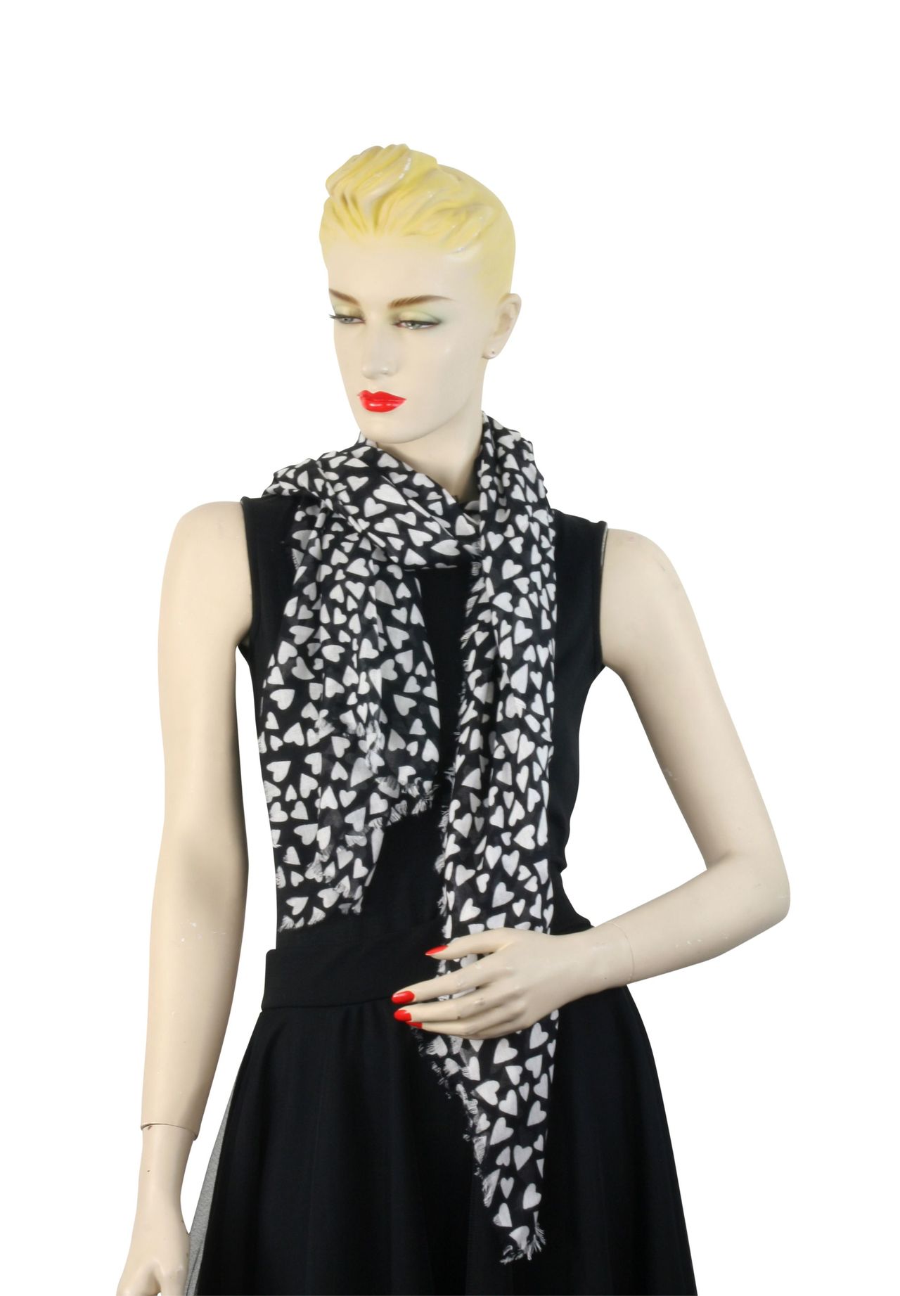 Шарф-сердце Cuore Made in Italy Collezione alessandro, черный
Шарф-сердце Cuore Made in Italy Collezione alessandro, черный