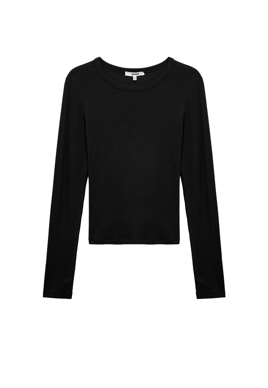 Топ Koton Long sleeved top, Black
Топ Koton Long sleeved top, Black