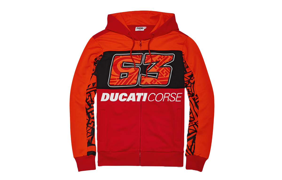 Ducati Унисекс-худи красного цвета
Ducati Унисекс-худи красного цвета