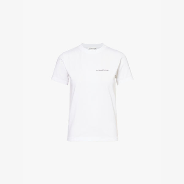 Футболка прямого кроя из органического хлопкового джерси с логотипом Victoria Beckham, белый
Футболка прямого кроя из органического хлопкового джерси с логотипом Victoria Beckham, белый