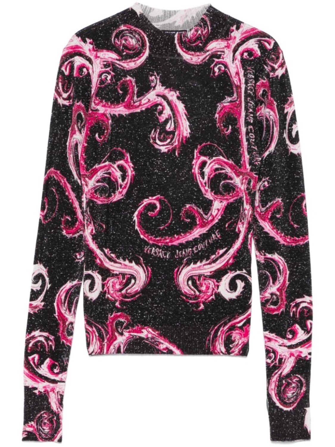 Свитер с люрексом Versace Jeans Couture, черный
Свитер с люрексом Versace Jeans Couture, черный