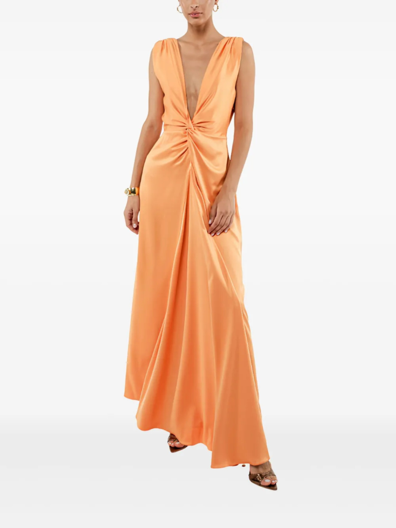 Платье с перекрученной деталью ACTUALEE, оранжевый
Платье с перекрученной деталью ACTUALEE, оранжевый