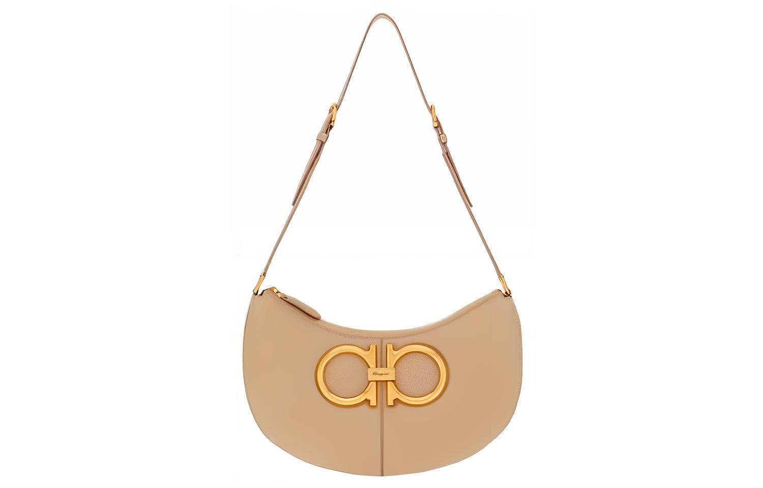 Ferragamo Кожаная женская сумка через плечо пыльно-розового цвета
Ferragamo Кожаная женская сумка через плечо пыльно-розового цвета