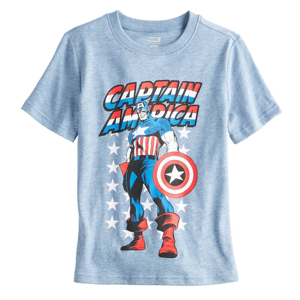 Футболка Jumping Beans Marvel «Капитан Америка» с короткими рукавами и рисунком для мальчиков 4–12 лет Jumping Beans Marvel, цвет Captain America
Футболка Jumping Beans Marvel «Капитан Америка» с короткими рукавами и рисунком для мальчиков 4–12 лет Jumping Beans Marvel, цвет Captain America