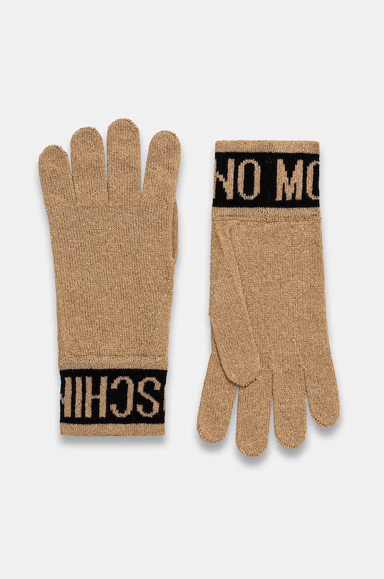Перчатки из смесовой шерсти Moschino, золотой
Перчатки из смесовой шерсти Moschino, золотой