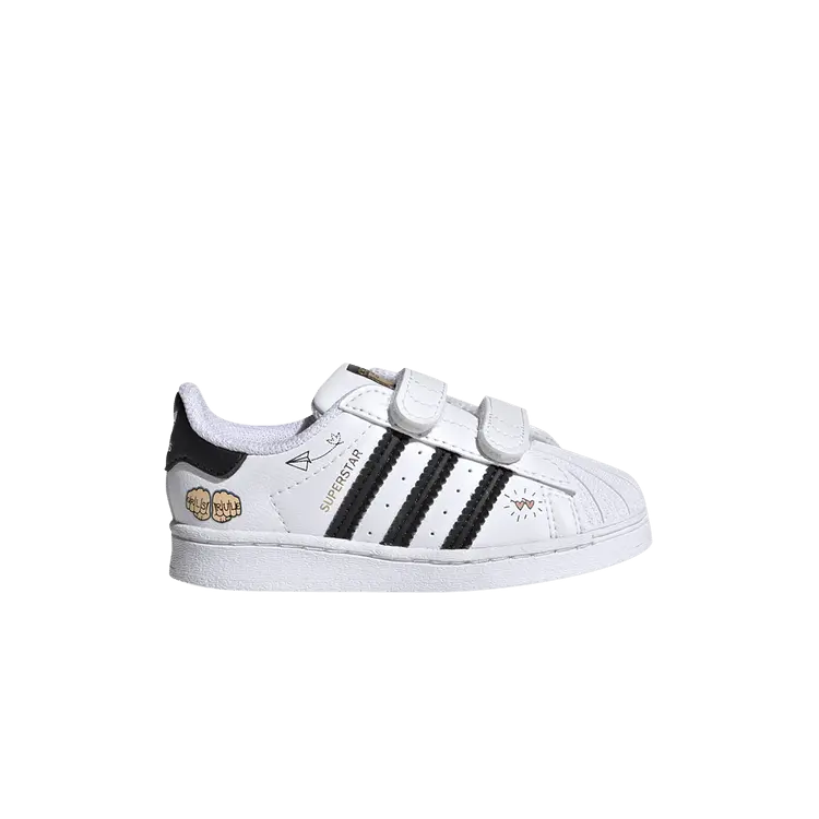 Кроссовки adidas Superstar Infant 'Girls Rule - White', белый
Кроссовки adidas Superstar Infant 'Girls Rule - White', белый