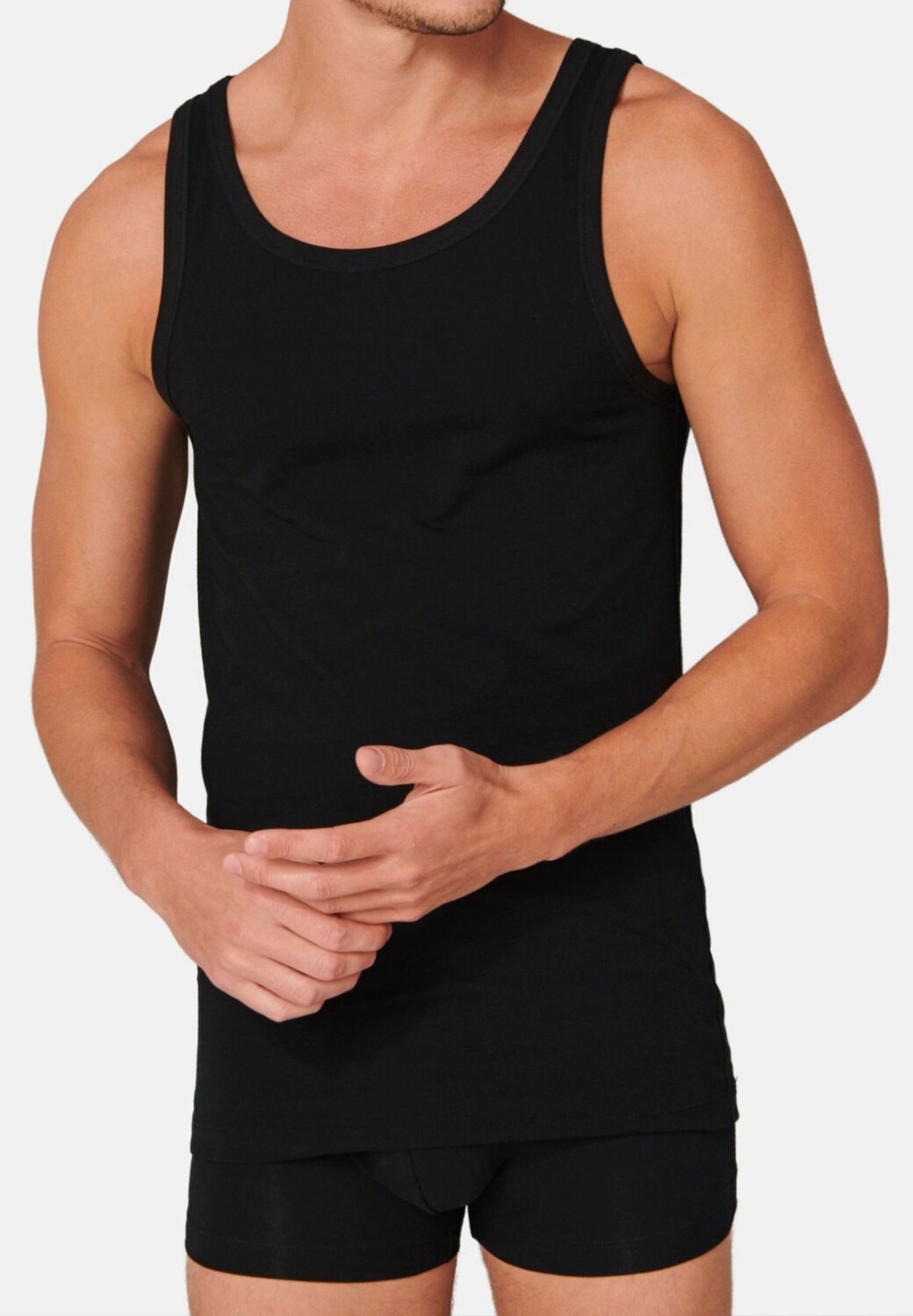 Майка/майка, 2 шт. - 95/5 - органический хлопок SCHIESSER, черный
Майка/майка, 2 шт. - 95/5 - органический хлопок SCHIESSER, черный