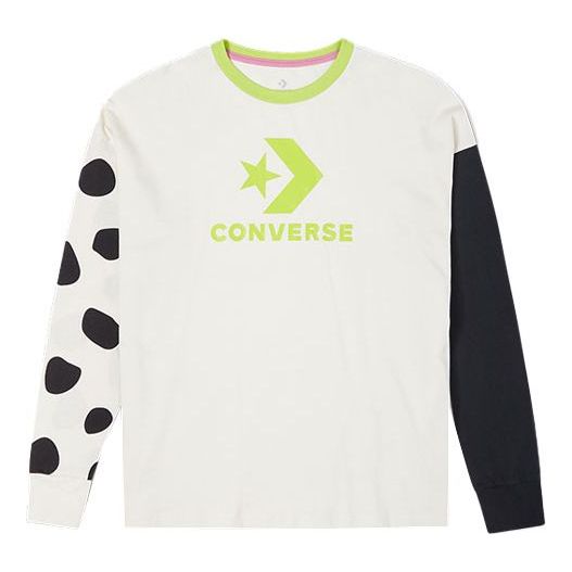 Футболка large logo printing splicing contrasting colors loose round neck long sleeves white t-shirt Converse, белый
Футболка large logo printing splicing contrasting colors loose round neck long sleeves white t-shirt Converse, белый