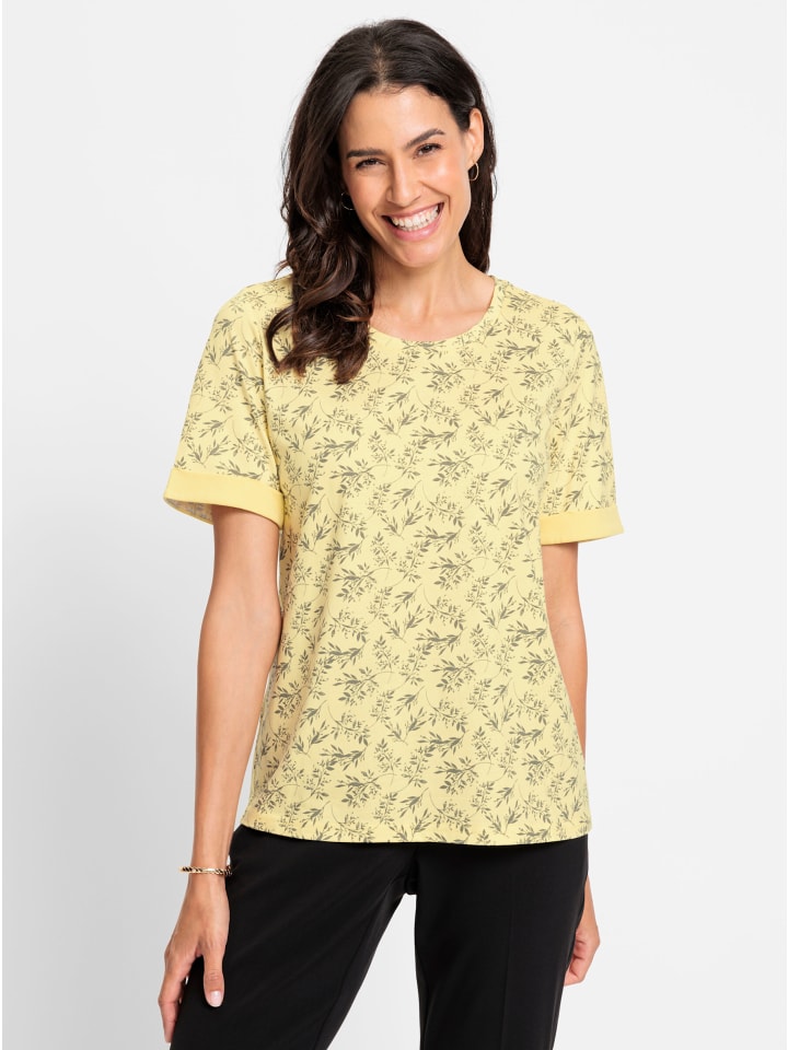 Рубашка с принтом лимонного цвета WITT WEIDEN
Рубашка с принтом лимонного цвета WITT WEIDEN