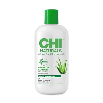CHI Naturals с увлажняющим лосьоном с алоэ вера, 12 унций
CHI Naturals с увлажняющим лосьоном с алоэ вера, 12 унций