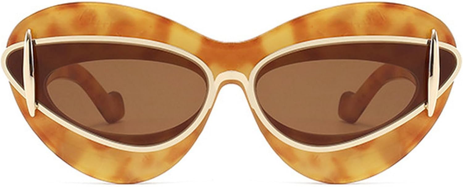 Сексуальные солнцезащитные очки в стиле панк Y2K «кошачий глаз» для женщин, 2024 год, роскошные винтажные солнцезащитные очки в ретро-стиле с двойной оправой, защита от УФ-излучения UV400 mincl, Brown Leopard
Сексуальные солнцезащитные очки в стиле панк Y2K «кошачий глаз» для женщин, 2024 год, роскошные винтажные солнцезащитные очки в ретро-стиле с двойной оправой, защита от УФ-излучения UV400 mincl, Brown Leopard