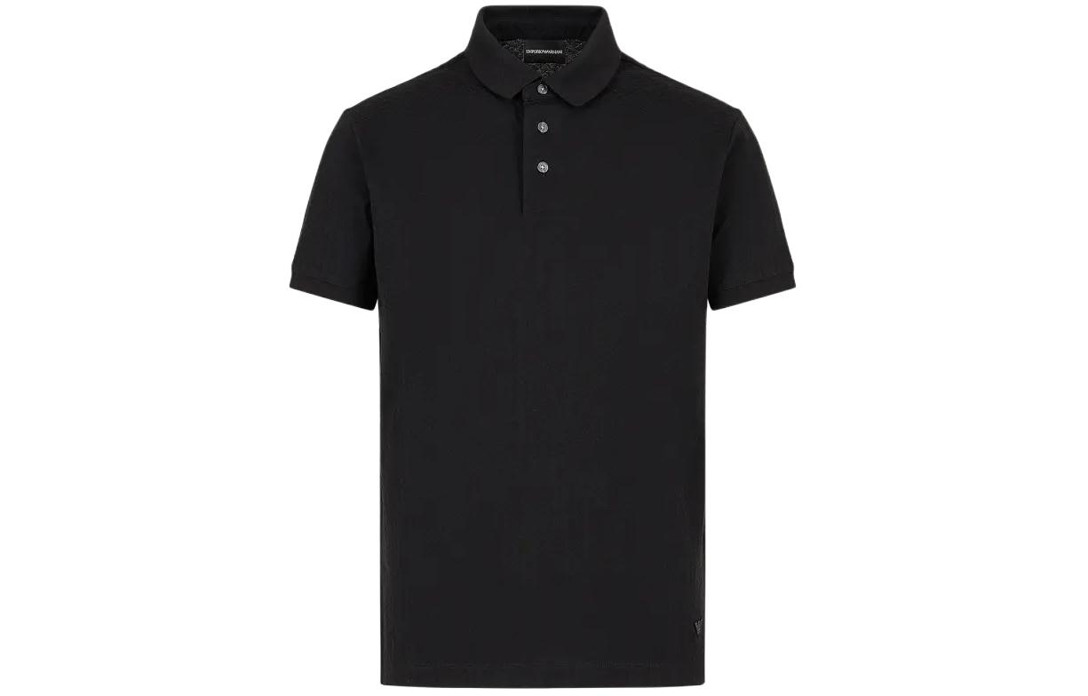 Футболка поло с вышитым логотипом EMPORIO ARMANI, черная
Футболка поло с вышитым логотипом EMPORIO ARMANI, черная