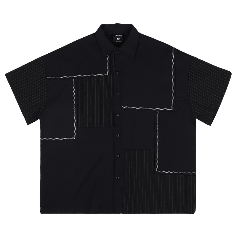 Рубашка унисекс Xinyinsu, черный 
Рубашка унисекс Xinyinsu, черный