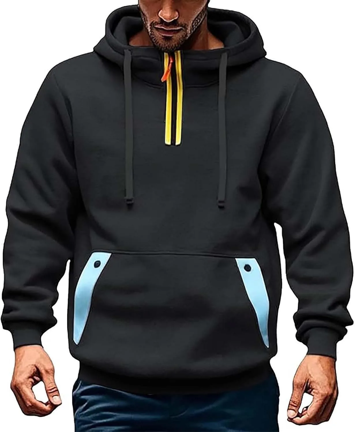 Толстовка с капюшоном Quarter Zip, цветной блок, с карманами AQAYL
Толстовка с капюшоном Quarter Zip, цветной блок, с карманами AQAYL