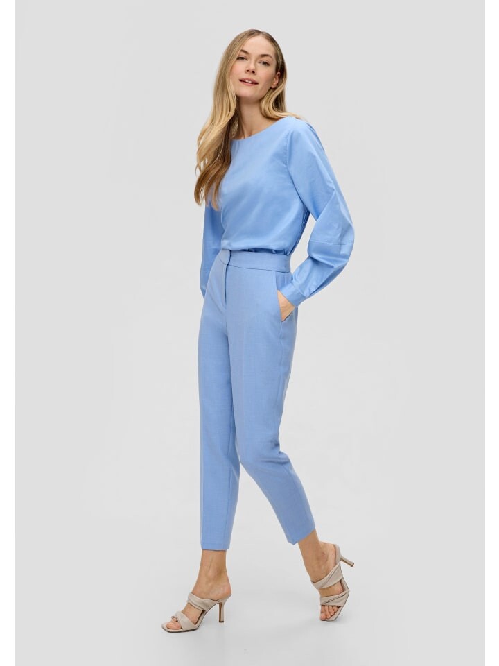 Тканевые брюки s.Oliver, синий 
Тканевые брюки s.Oliver, синий