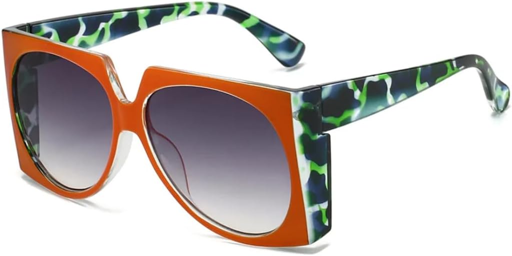 Винтажные солнцезащитные очки большого размера для женщин и мужчин, в стиле панк, популярные, в крупной оправе, роскошные дизайнерские очки с защитой от УФ-излучения UV400 SZVVBKK, Orange Gray
Винтажные солнцезащитные очки большого размера для женщин и мужчин, в стиле панк, популярные, в крупной оправе, роскошные дизайнерские очки с защитой от УФ-излучения UV400 SZVVBKK, Orange Gray