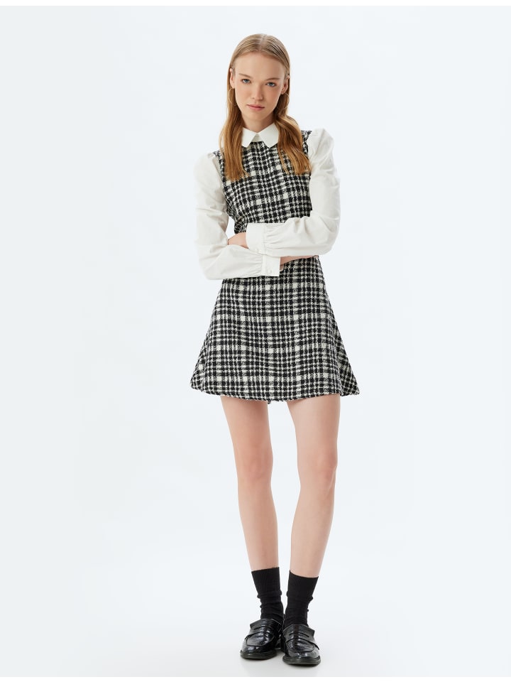 Короткое платье KOTON, цвет schwarz karomuster
Короткое платье KOTON, цвет schwarz karomuster