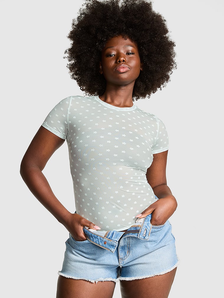 Футболка с короткими рукавами и принтом «маргаритки» Pink, bliss jelly sheer, Розовый, Футболка с короткими рукавами и принтом «маргаритки» Pink, bliss jelly sheer
Футболка с короткими рукавами и принтом «маргаритки» Pink, bliss jelly sheer, Розовый, Футболка с короткими рукавами и принтом «маргаритки» Pink, bliss jelly sheer