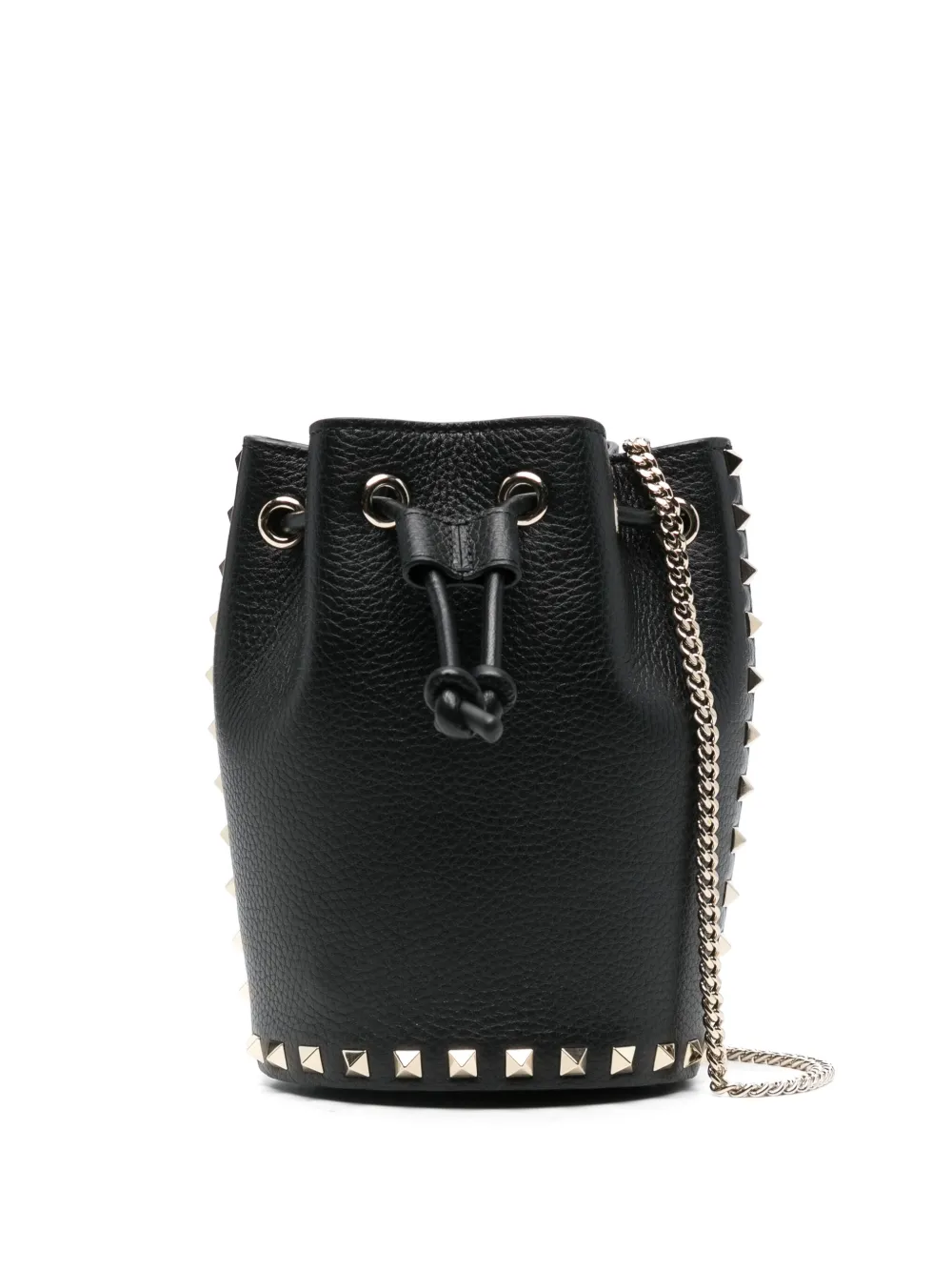 Сумка-ведро Rockstud VALENTINO GARAVANI, черный 
Сумка-ведро Rockstud VALENTINO GARAVANI, черный