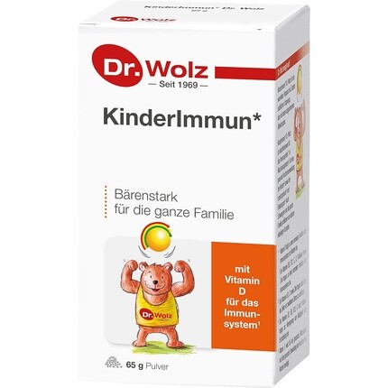 Kinderimmun Dr. Wolz Selected Активный комплекс, богатый витаминами, иммунная система для детей, 65 г, порошок
Kinderimmun Dr. Wolz Selected Активный комплекс, богатый витаминами, иммунная система для детей, 65 г, порошок