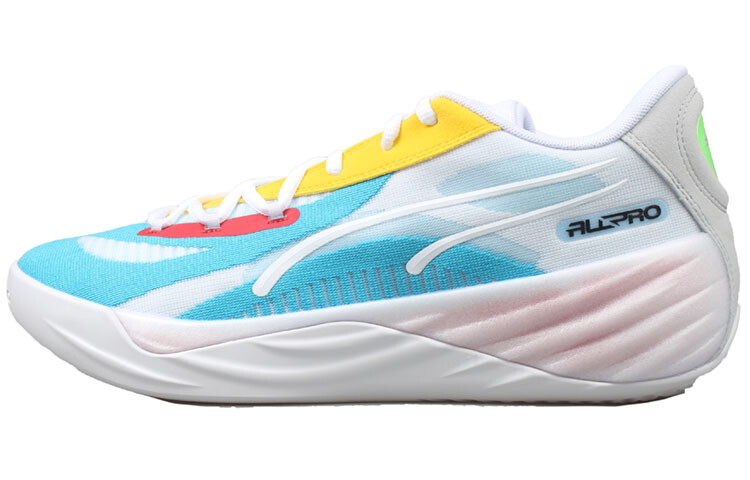 Мужские баскетбольные кроссовки Puma All-Pro Nitro, Белый/синий/желтый/красный
Мужские баскетбольные кроссовки Puma All-Pro Nitro, Белый/синий/желтый/красный