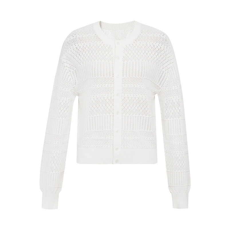 Кардиган женский Deep Breath с полой текстурой, белый
Кардиган женский Deep Breath с полой текстурой, белый