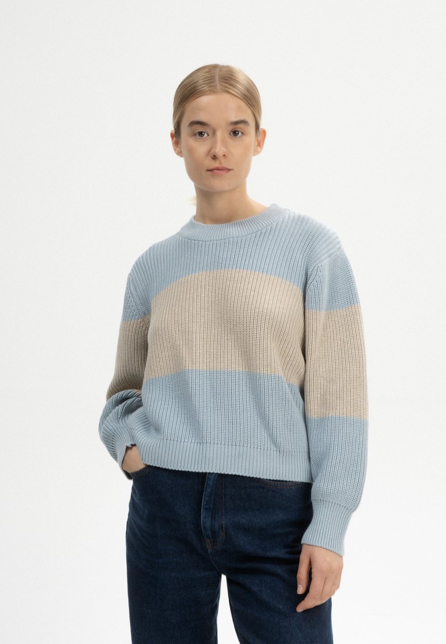 Джемпер MELA Jumper, Cloudy Blue Kiesel Melange Gestreift/Blue
Джемпер MELA Jumper, Cloudy Blue Kiesel Melange Gestreift/Blue
