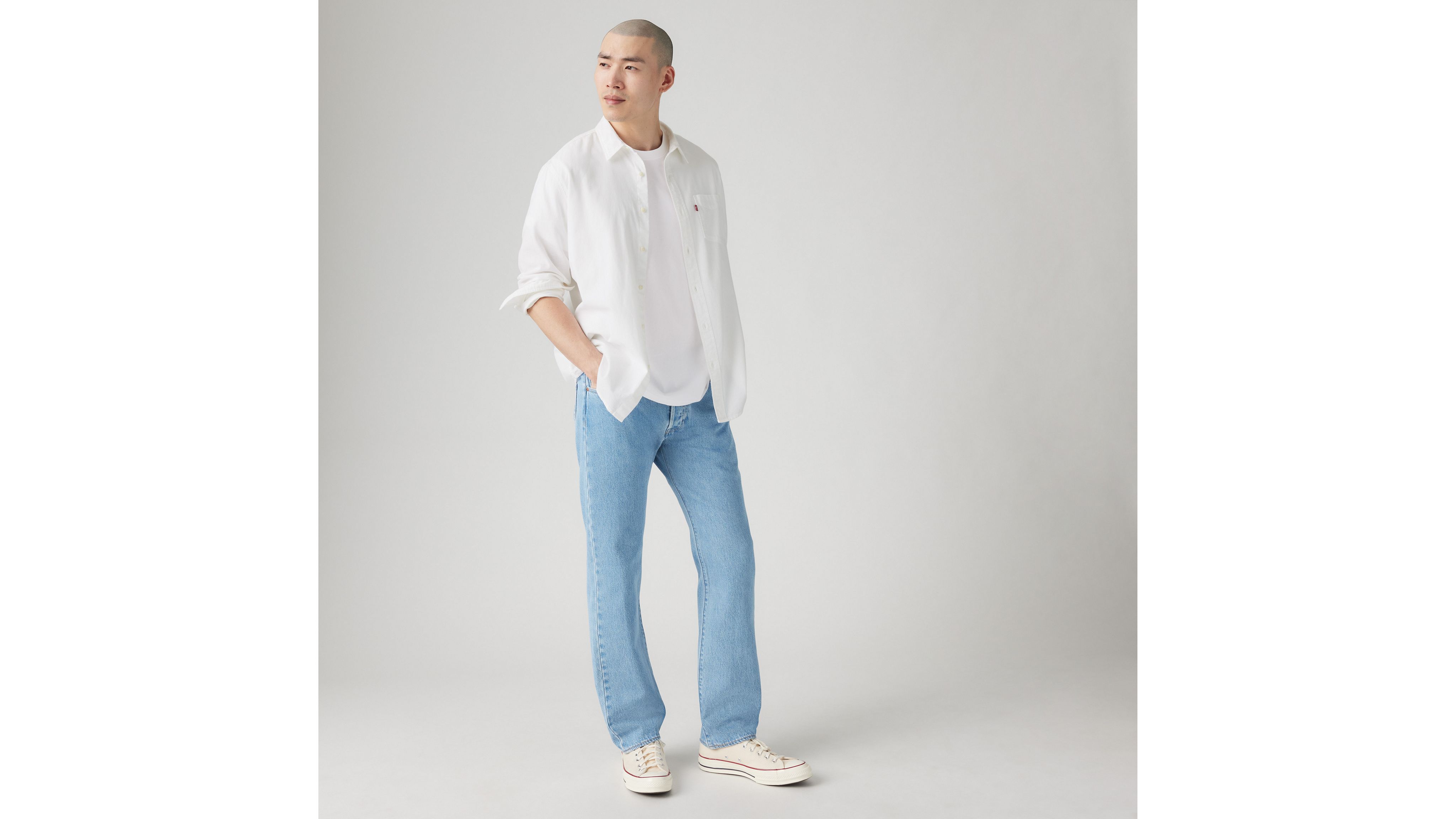 Мужские джинсы 501 Original Fit Levi's, Ferry Building Blue - Light Wash
Мужские джинсы 501 Original Fit Levi's, Ferry Building Blue - Light Wash