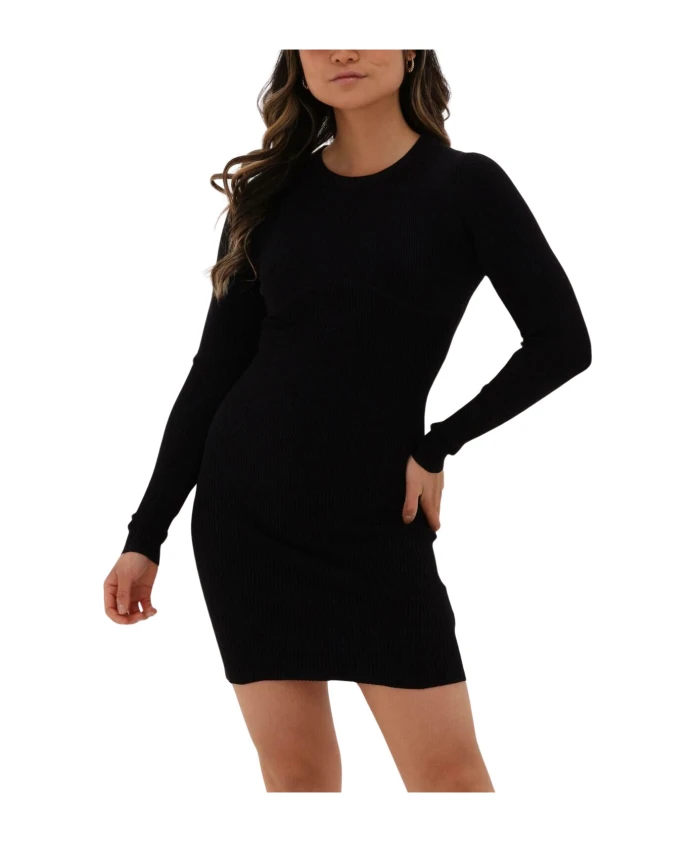 Трикотажное платье с рукавами Badge Calvin Klein, черный
Трикотажное платье с рукавами Badge Calvin Klein, черный