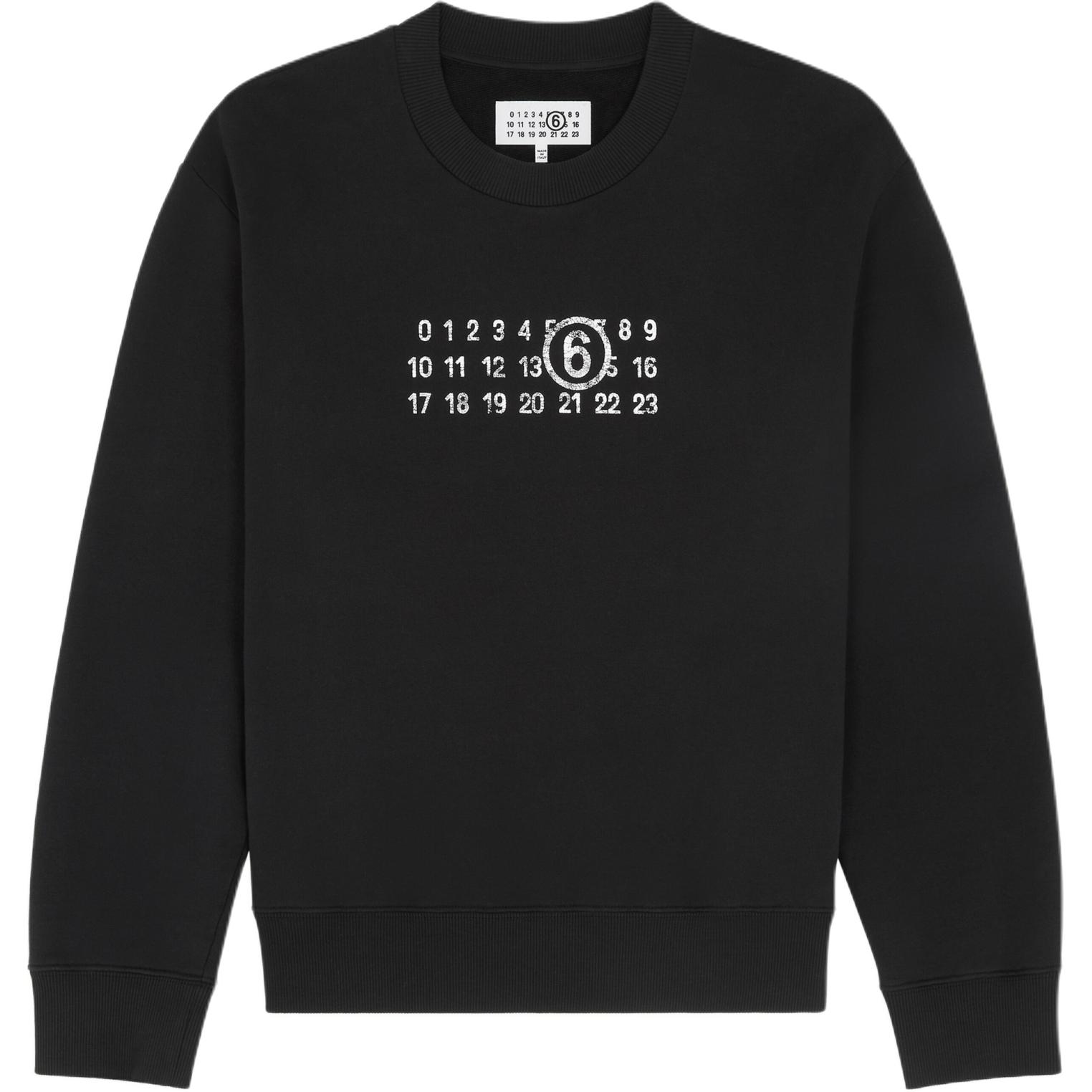 Числовой свитшот MM6 Maison Margiela, черный
Числовой свитшот MM6 Maison Margiela, черный