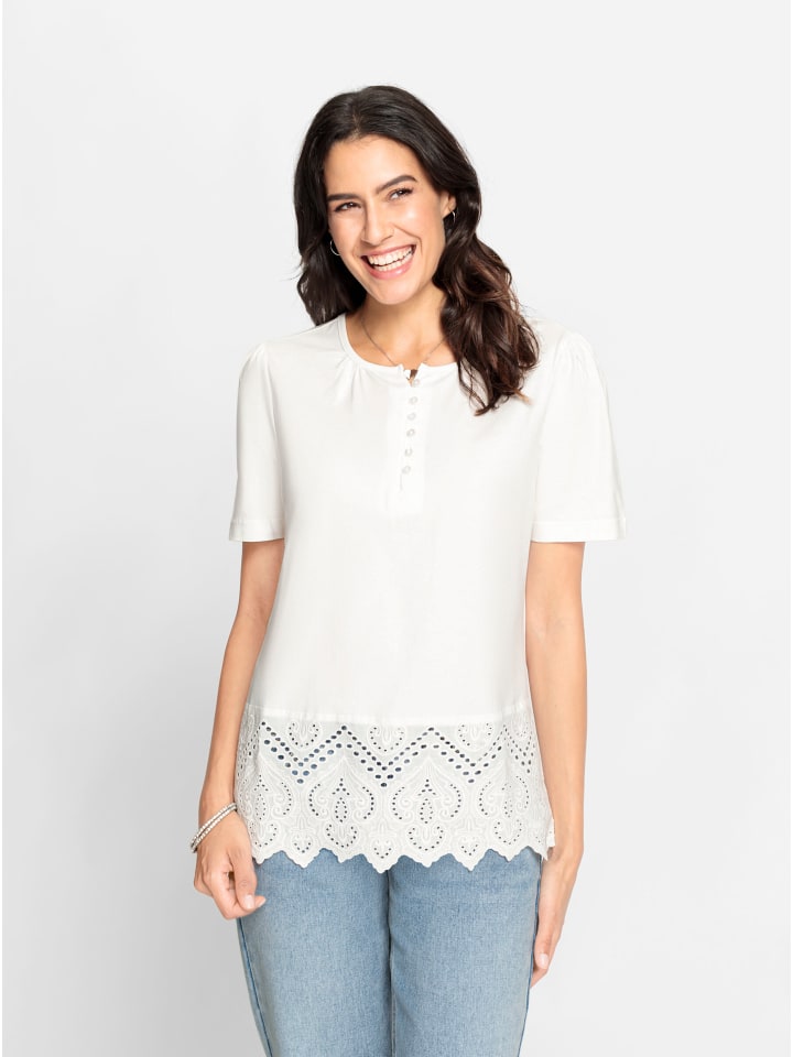 Кружевная рубашка цвета экрю WITT WEIDEN
Кружевная рубашка цвета экрю WITT WEIDEN