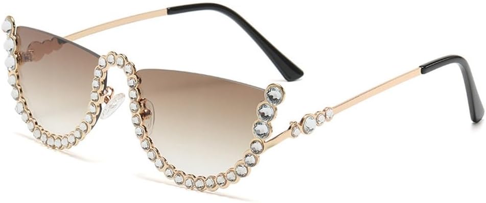 Винтажные круглые солнцезащитные очки с бриллиантами для женщин, сексуальные, роскошные, полуовальные, с кристаллами, в стиле ретро, модные солнцезащитные очки со стразами HVTVTLA, D6
Винтажные круглые солнцезащитные очки с бриллиантами для женщин, сексуальные, роскошные, полуовальные, с кристаллами, в стиле ретро, модные солнцезащитные очки со стразами HVTVTLA, D6