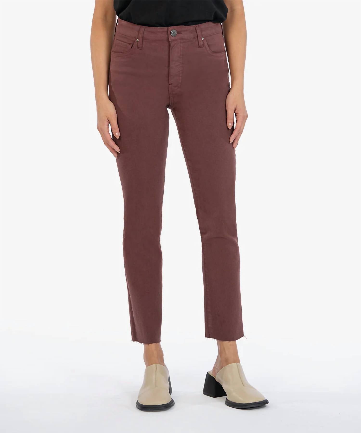 Джинсы Reese Straight Leg Ankle Jeans цвета Bordeaux KUT FROM THE KLOTH, бордовый
Джинсы Reese Straight Leg Ankle Jeans цвета Bordeaux KUT FROM THE KLOTH, бордовый