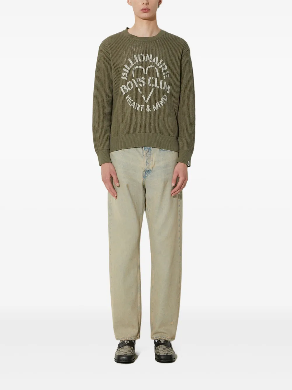 Свитер с логотипом в виде сердца Billionaire Boys Club, зеленый
Свитер с логотипом в виде сердца Billionaire Boys Club, зеленый