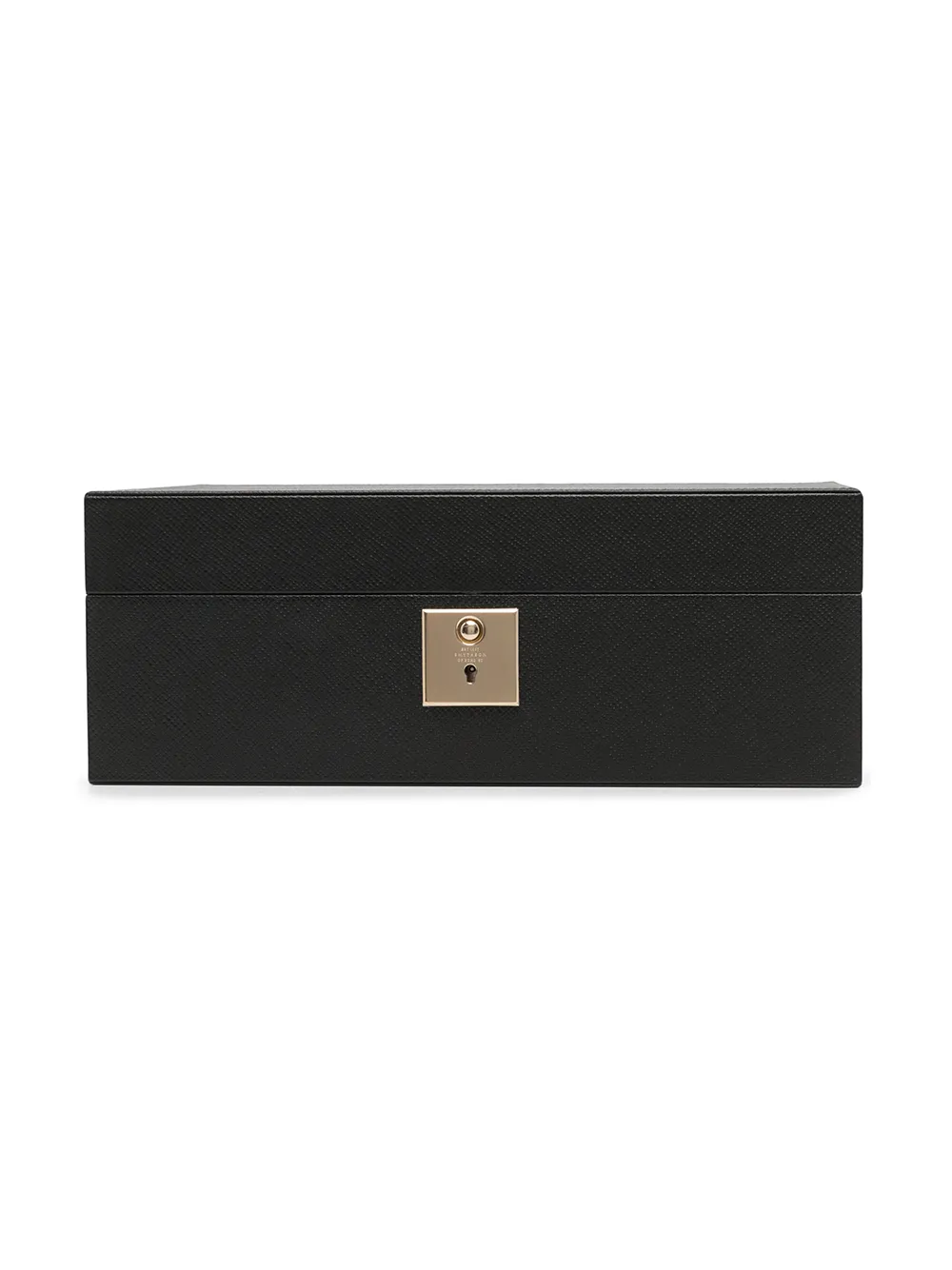 Кожаная шкатулка для украшений Smythson, черный
Кожаная шкатулка для украшений Smythson, черный