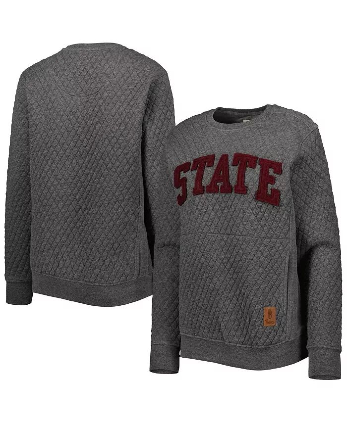 Женская стеганая толстовка-пуловер цвета уголь и меланжа Mississippi State Bulldogs Moose Pressbox
Женская стеганая толстовка-пуловер цвета уголь и меланжа Mississippi State Bulldogs Moose Pressbox