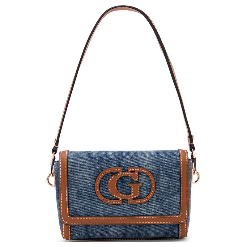 GUESS Темно-синяя женская сумка через плечо среднего размера из ткани и искусственной кожи, Dark Blue
GUESS Темно-синяя женская сумка через плечо среднего размера из ткани и искусственной кожи, Dark Blue
