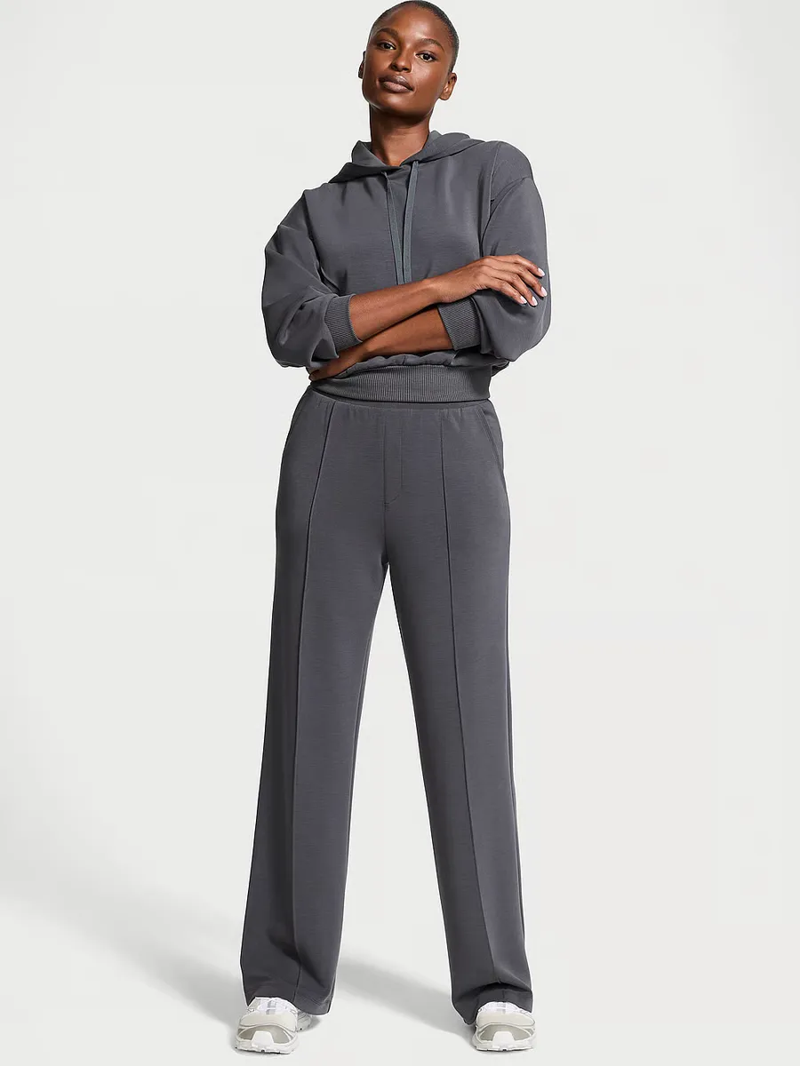 Легкие трикотажные широкие брюки по индивидуальному заказу Vsx, серый 
Легкие трикотажные широкие брюки по индивидуальному заказу Vsx, серый