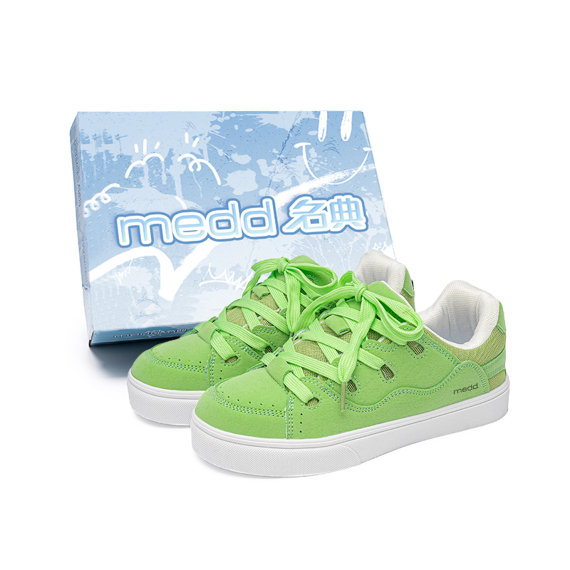 Medd Пуховики лоу-топ скейтборд обувь унисекс темно-серый светло-зеленый, цвет Light Green 
Medd Пуховики лоу-топ скейтборд обувь унисекс темно-серый светло-зеленый, цвет Light Green