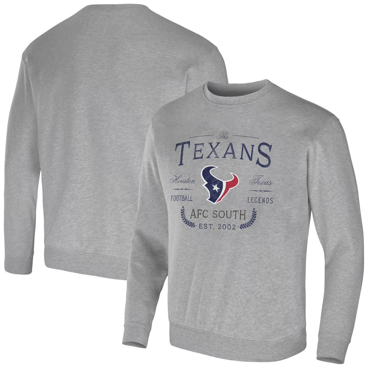 Мужской пуловер-свитшот из коллекции NFL x Darius Rucker от Fanatics Heather Grey Houston Texans
Мужской пуловер-свитшот из коллекции NFL x Darius Rucker от Fanatics Heather Grey Houston Texans